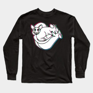 Snuggle Pile (Glitched Version) Long Sleeve T-Shirt